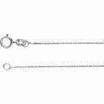 14 Karat Gold 0.55mm Box Chain