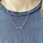 14 Karat Gold Petite Mommy Script Necklace