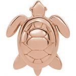 14 Karat Gold Sea Turtle Stud Earrings