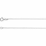 14 Karat Gold 1mm Diamond-Cut Cable Chain