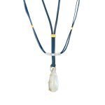 Mixed-Metal 25 Carats Rainbow Moonstone Necklace