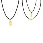 Hammered Hamsa Necklace