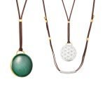 22 Karat Gold Wrapped Malachite Necklace 187 CTW