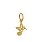 22 Karat Gold Hummingbird Charm