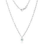 Platinum & Paraiba Tourmaline Star-Of-David