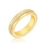 18 Karat Gold Diamond Spinner Eternity Ring