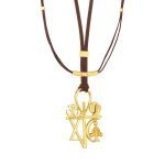 18 Karat Gold Multi Religion Necklace