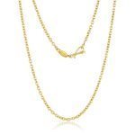 22 Karat Gold Oval Links Chain