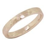 14 Karat Gold Hammered Ring