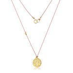 22 Karat Gold Tree of Life Charm Necklace