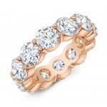 18 Karat Rose Gold Diamond Ring