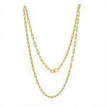 22 Karat gold handmade Rectangle Links Chain