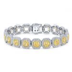 18 Karat Gold Fancy Yellow Diamond Bracelet