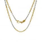 22 Karat Gold and Platinum Chain