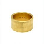 22 Karat Gold Hand Hammered Ring