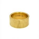 22 Karat Gold Hand Hammered Ring