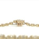 14K Yellow Gold Diamond Line Bracelet
