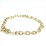 14 Karat Yellow Gold Links Bracelet