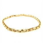 14K Polished Chain Bracelet