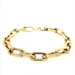 14K Lightweight Large Links Bracelet