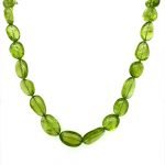 Platinum Peridot Necklace