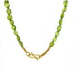Platinum Peridot Necklace