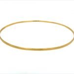 22k Gold Hammered Bangle Bracelet