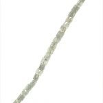 Platinum Pave Diamonds Free-Form Diamond Slice Necklace