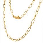 22 Karat Gold Handmade Long Links Chain