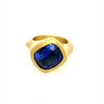 22 Karat Tanzanite Cocktail Ring