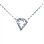 Platinum Framed Diamond Necklace
