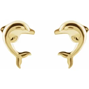 14k 2mm Square Tube Hoop Earrings