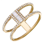 14k Yellow Gold Diamond Ring