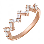 14k Rose Gold Diamond Ring