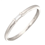 14k White Gold Diamond Ring