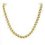 14K Yellow Gold Fancy Links Light Weight Chain