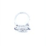 14KW Gold Diamond Sapphire Cocktail Ring