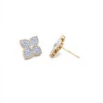 Diamond Clover Earrings