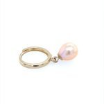 14K Yellow Gold Pearl Drop Earrings