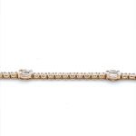 14K Yellow Gold Diamond Bracelet