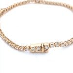 14K Yellow Gold Diamond Bracelet