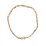 14K Yellow Gold Diamond Bracelet