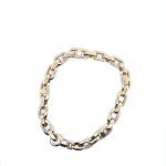 14KY Gold Fancy Links Light Weight Bracelet