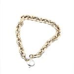 14KY Gold Fancy Links Light Weight Bracelet