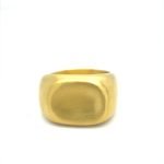 22K Gold Free Form Unisex Ring
