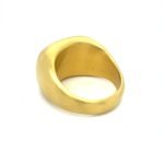 22K Gold Free Form Unisex Ring