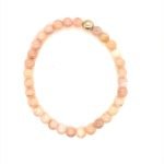 Stretch Bracelet with Pink Opal Beads