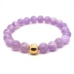 Stretch Bracelet with Amethyst Beads
