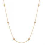 14k Yellow Gold Diamond Necklace