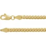 14K Yellow Gold Cuban Link Curb Chain